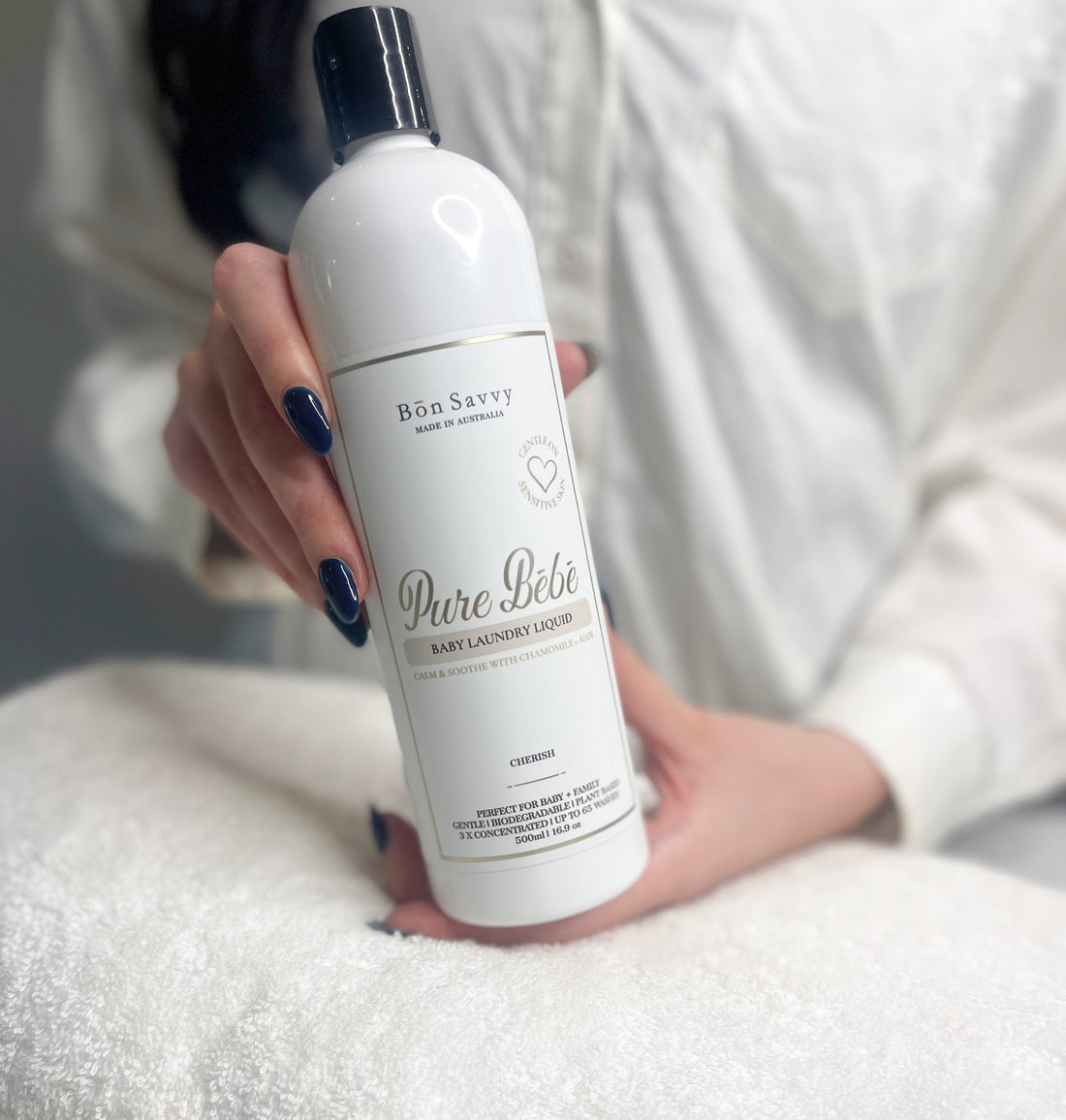 Pure Bébé Baby Laundry Detergent (500ml) | Ultra-Gentle, Sleep Enhancing, Plant-based