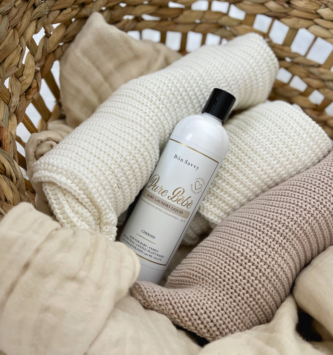 Pure Bébé Baby Laundry Detergent (500ml) | Ultra-Gentle, Sleep Enhancing, Plant-based