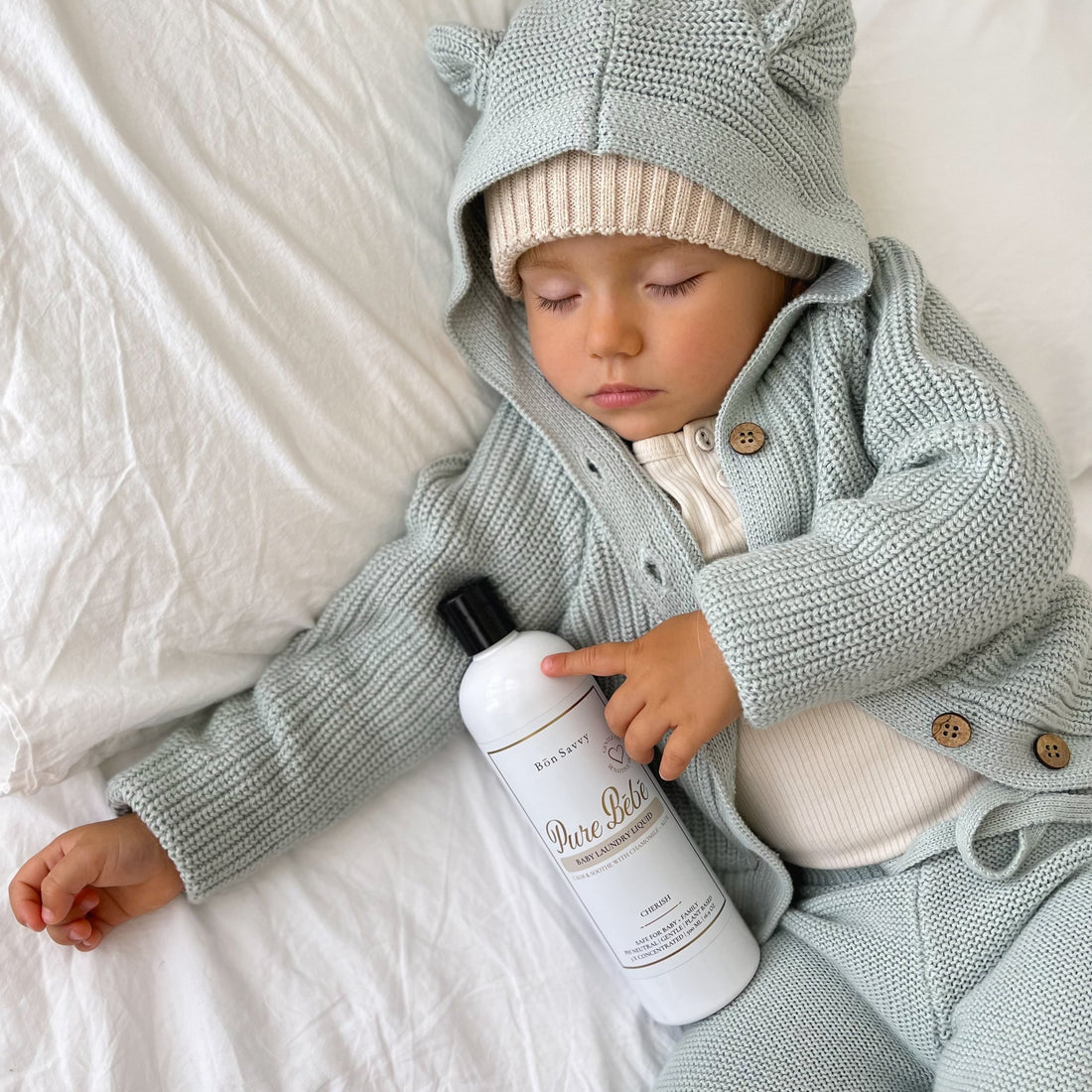 Pure Bébé Baby Laundry Detergent (500ml) | Ultra-Gentle, Sleep Enhancing, Plant-based