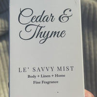 Wool Savvy + Cedar & Thyme Fragrance - Wool CARE Set