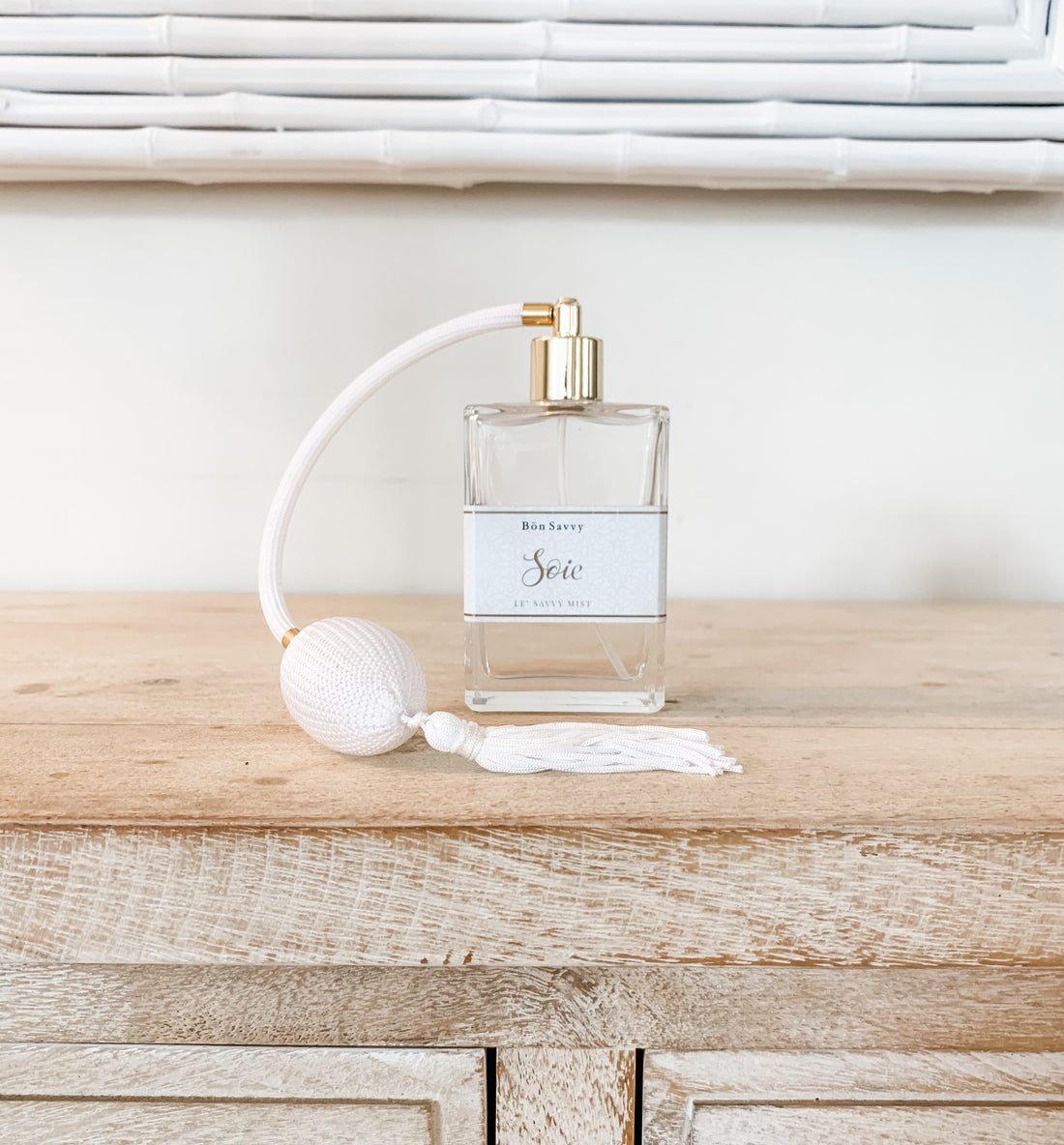 Le Savvy Mist vintage inspired Long Cord Atomiser - attachment