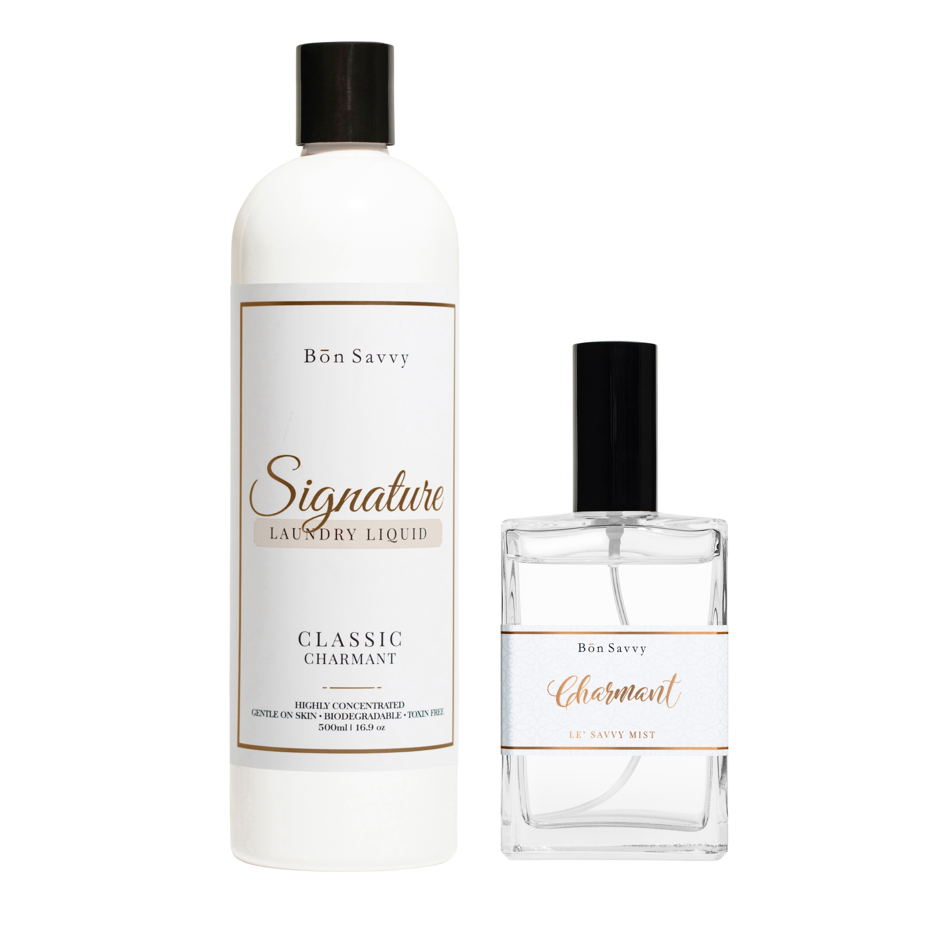 Luxury All Purpose Laundry Liquid + Matching Linen & Room Spray Safe For Sensitive Skin
