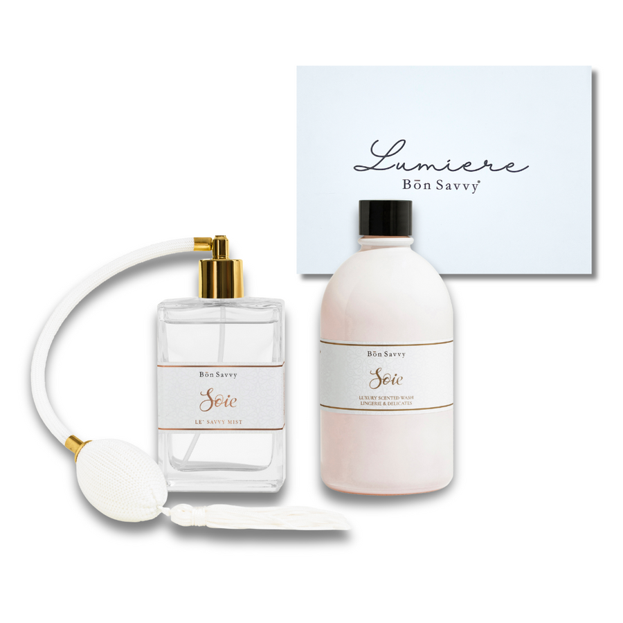 Lumière - Care Focused Luxury Gift Set | Delicates Cleanse & Fragrance Spray