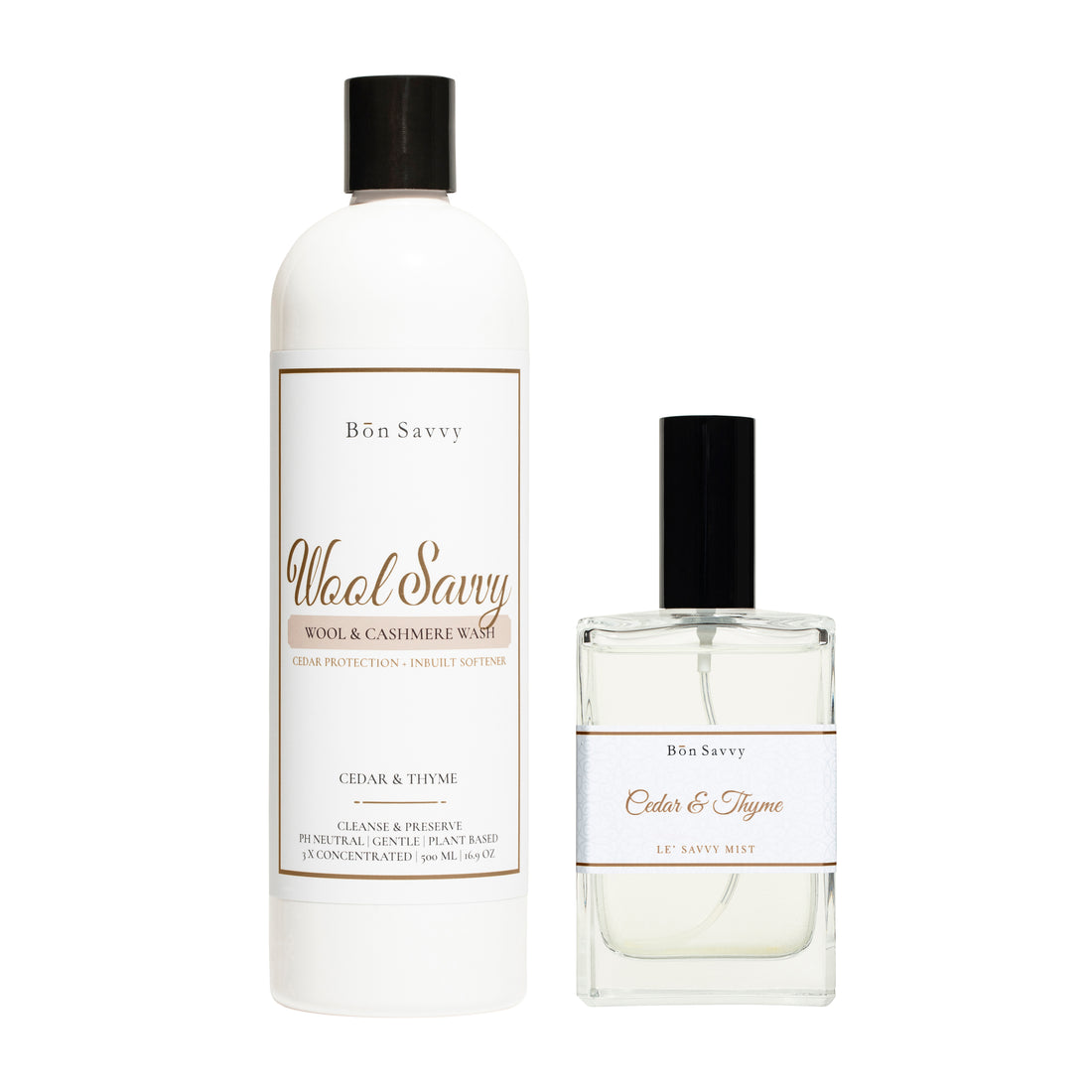 Wool Savvy + Cedar & Thyme Fragrance - Wool CARE Set