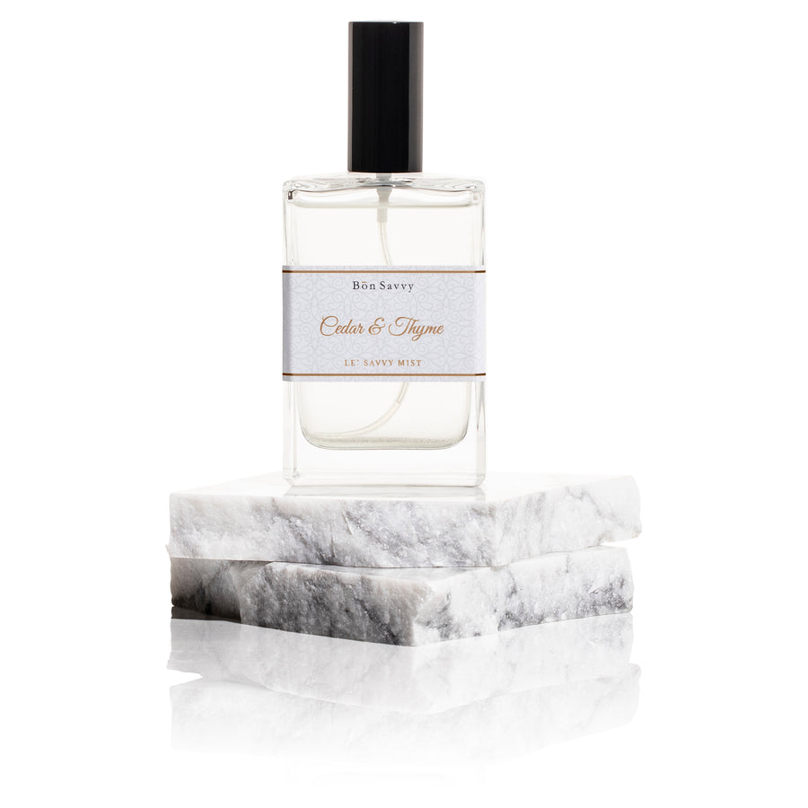 'Cedar & Thyme' Perfume | Luxurious Wool, Linen & Room Spray